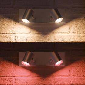 Bodové svítidlo Philips Argenta White and Color Ambiance 2 Spot hliník

 obrázek produktu 3 z 4