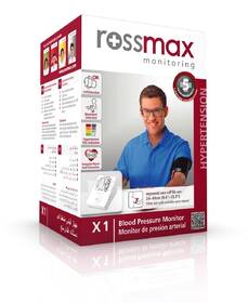 Tlakoměr na paži Rossmax X1 bílý

 obrázek produktu 3 z 3