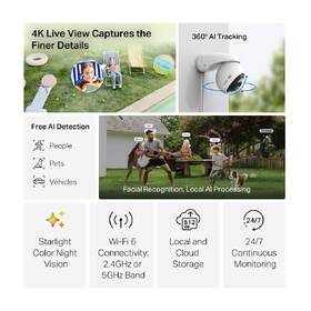 IP kamera TP-Link Tapo C560WS bílá barva
