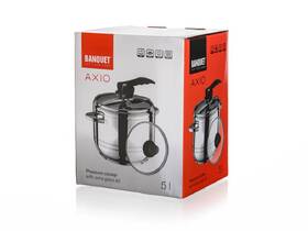 Tlakový hrnec BANQUET Axio 5 l nerez

 obrázek produktu 8 z 8