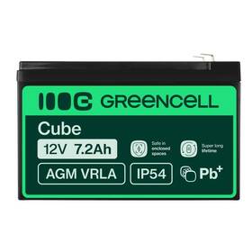 Olověný akumulátor Green Cell AGM baterie, 12V, 7.2Ah černý

 obrázek produktu 2 z 3