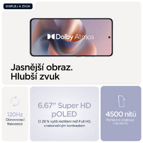 Mobilní telefon Motorola Moto G86 Power 5G 12 GB / 256 GB fialový

 obrázek produktu 4 z 20