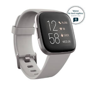 Chytré hodinky Fitbit Versa 2 (NFC) - Stone/Mist Grey 

 obrázek produktu 2 z 7