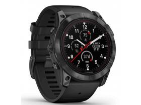 Chytré hodinky Garmin fenix 7X Pro Sapphire Solar - Titan Carbon Grey / Black Silicone Band 

 obrázek produktu 6 z 11