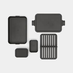 Jídelní box Brabantia Bento Make & Take, dark grey černý

 obrázek produktu 22 z 22