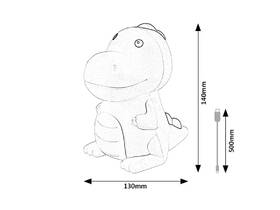 Dětská LED lampička Rabalux Dinoo 76021 bílá

 obrázek produktu 10 z 10