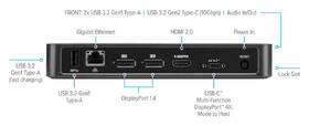 Dokovací stanice Targus USB-C Triple-HD, 85W Power Delivery, MST černá

 obrázek produktu 3 z 8
