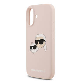 Kryt na mobil Karl Lagerfeld Liquid Silicone Double Heads MagSafe na Apple iPhone 17 růžový

 obrázek produktu 5 z 7