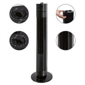 Ventilátor sloupový Clatronic TVL 3770 BK černý

 obrázek produktu 4 z 7