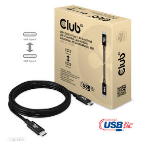 Kabel Club3D USB-C, 2m černý

 obrázek produktu 2 z 3