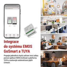 Modul EMOS GoSmart spínací IP-2104SZ, ZigBee, 2-kanálový 

 obrázek produktu 13 z 17