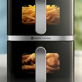 Fritéza horkovzdušná Philips Airfryer Dual Basket 4000 series 10 l, NA461/00 černá

 obrázek produktu 7 z 11