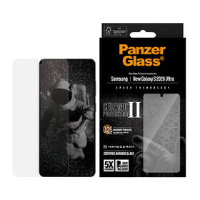 Tvrzené sklo PanzerGlass Ceramic II na Samsung Galaxy S26 Ultra s instalačním rámečkem 

 obrázek produktu 1 z 9