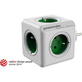 Rozbočovací zásuvka Powercube 5x zásuvka bílá/zelená

 obrázek produktu 1 z 7