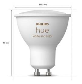 Chytrá žárovka Philips Bluetooth, 4,3W, GU10, White and Color Ambiance, 3ks 

 obrázek produktu 3 z 8