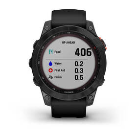 Chytré hodinky Garmin fenix 7 Solar - Gray/Black Silicone Band 

 obrázek produktu 4 z 10