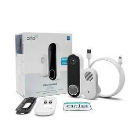 Videozvonek Arlo Essential (Gen.2) Video Doorbell and Chime 2K Security bílý

 obrázek produktu 3 z 7