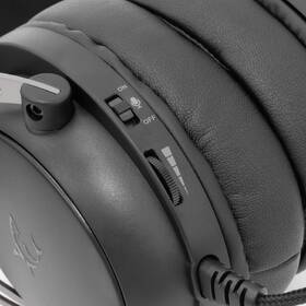 Headset White Shark GORILLA pro PC, PS4/PS5, Xbox, Mac černý/šedý

 obrázek produktu 4 z 11