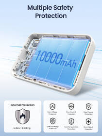 Powerbanka UGREEN 10000mAh Mini Magnetic Wireless 20W béžová

 obrázek produktu 4 z 7