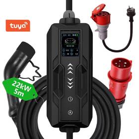 Cestovní nabíjecí stanice IMMAX SMART NEO LITE pro elektromobily EV/PHEV AC Type 2 22kW Tuya 

 obrázek produktu 9 z 11