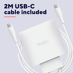 Nabíječka do sítě Trust MAXO 65W 2-Port GaN, USB-C bílý

 obrázek produktu 13 z 13