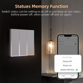 Vypínač IMMAX NEO SMART Aria 2-tlačítkový, Wi-Fi, 230V, Tuya bílý

 obrázek produktu 14 z 15