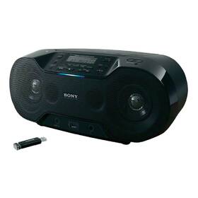 Radiomagnetofon s CD Sony ZS-RS70BTB černá barva
