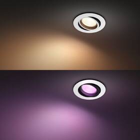 Vestavné svítidlo Philips Centura White and Color Ambiance Spot, kulaté bílé

 obrázek produktu 3 z 4