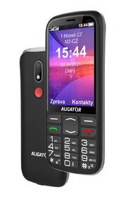 Mobilní telefon Aligator A830 Senior černá barva
