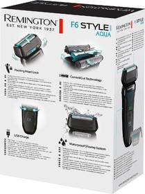 Holicí strojek Remington F6000 F6 Style Series Aqua Foil Shaver černá barva
