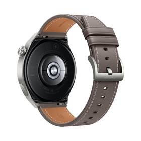 Chytré hodinky Huawei Watch GT 3 Pro 46 mm - Light Titanium Case + Gray Leather Strap 

 obrázek produktu 6 z 6