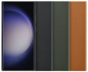 Kryt na mobil Samsung Leather na Galaxy S23 Ultra hnědý

 obrázek produktu 5 z 5