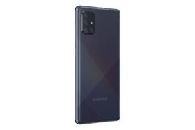 Mobilní telefon Samsung A71 - ZÁNOVNÍ - 12 měsíců záruka černá barva
