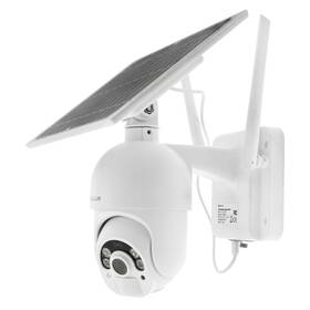 IP kamera Tellur WiFi Smart solární 1080p, outdoor bílá barva
