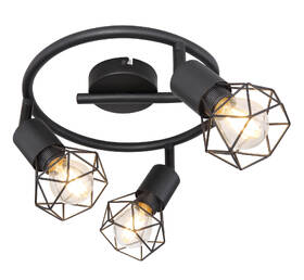 Bodové svítidlo GLOBO Xara I, 3xE14, 40W, spirála černé

 obrázek produktu 2 z 3