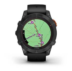 Chytré hodinky Garmin fenix 7 Pro Glass Solar - Gray / Black Silicone Band 

 obrázek produktu 3 z 8