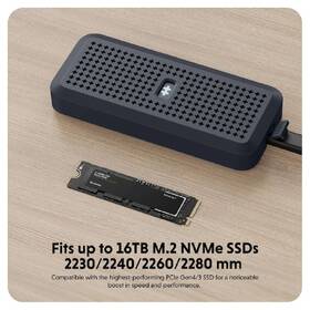 Externí rámeček HyperDrive USB4 NVMe na SSD disky 

 obrázek produktu 3 z 5