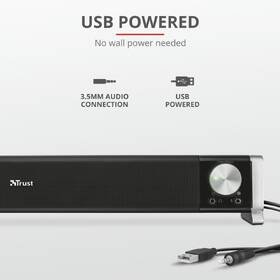 Soundbar Trust Asto černý

 obrázek produktu 10 z 12