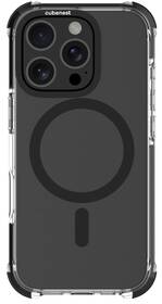 Kryt na mobil Cubenest MagPro Strong Guard s MagSafe na Apple iPhone 16 Pro černá/průhledná

 obrázek produktu 1 z 5