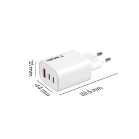 Nabíječka do sítě Verbatim Essentials 65W, 2×USB-C PD, 1×USB-A QC bílá

 obrázek produktu 5 z 7