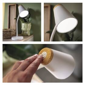 Stolní LED lampička EMOS Tara, 5 W, LED integrované, IP20 bílá

 obrázek produktu 7 z 7