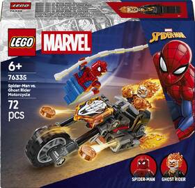 Stavebnice LEGO® Marvel 76335 Spider-Man vs. Ghost Rider na motorce 

 obrázek produktu 2 z 9