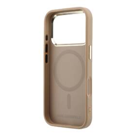 Kryt na mobil Karl Lagerfeld PU Perforated Monogram MagSafe na Apple iPhone 17 Pro béžový

 obrázek produktu 5 z 6