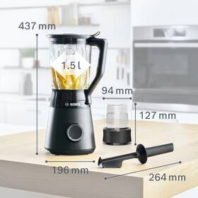 Stolní mixér Bosch MMB6176B černý

 obrázek produktu 3 z 14
