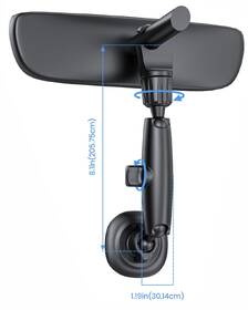 Držák na mobil Swissten MIRROR, na zpětné zrcátko černý

 obrázek produktu 1 z 4