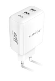Nabíječka do sítě Aligator Power Delivery 40W, 2xUSB-C bílá

 obrázek produktu 1 z 4