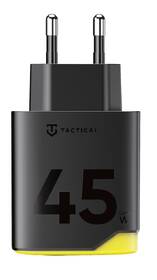 Nabíječka do sítě Tactical Minimi GaN 45W, 2×USB-C černá/žlutá

 obrázek produktu 3 z 5