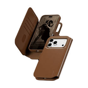 Pouzdro na mobil flipové PanzerGlass CARE na Apple iPhone 18 Pro Max / 17 Pro Max Tango 2v1 Wallet MagSafe hnědé

 obrázek produktu 1 z 4