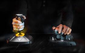 Joystick Thrustmaster T16000M FCS HOTAS, včetně plynového pedálu, pro PC 
