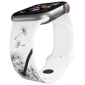 Řemínek Mi-Band na Apple Watch 42/44/45/49 mm - motiv Pampeliška 2, bílý 

 obrázek produktu 2 z 3
